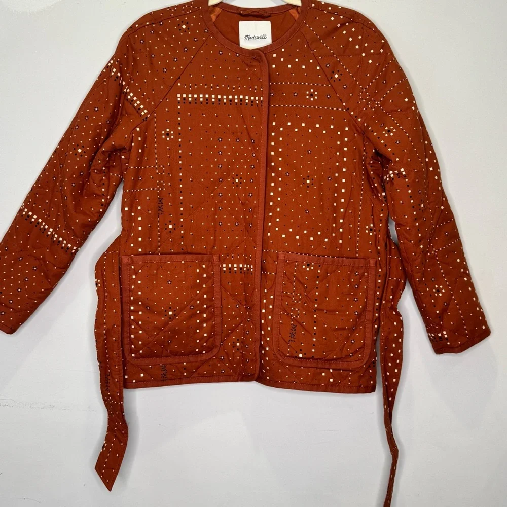 Madewell Bandana Wrap Blazer Jacket - Picture 5 of 15